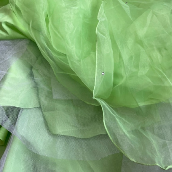 Mori Lee Beaded Organza Mermaid Formal Dress size 6 - Picture 5 of 8